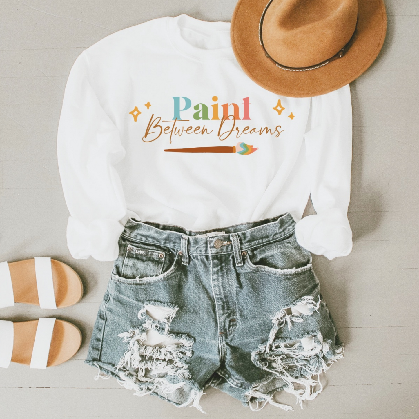 Paint Between Dreams Long Sleeve Tee