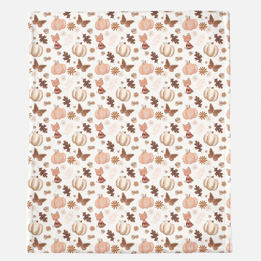 Hello Autumn Minky Blanket
