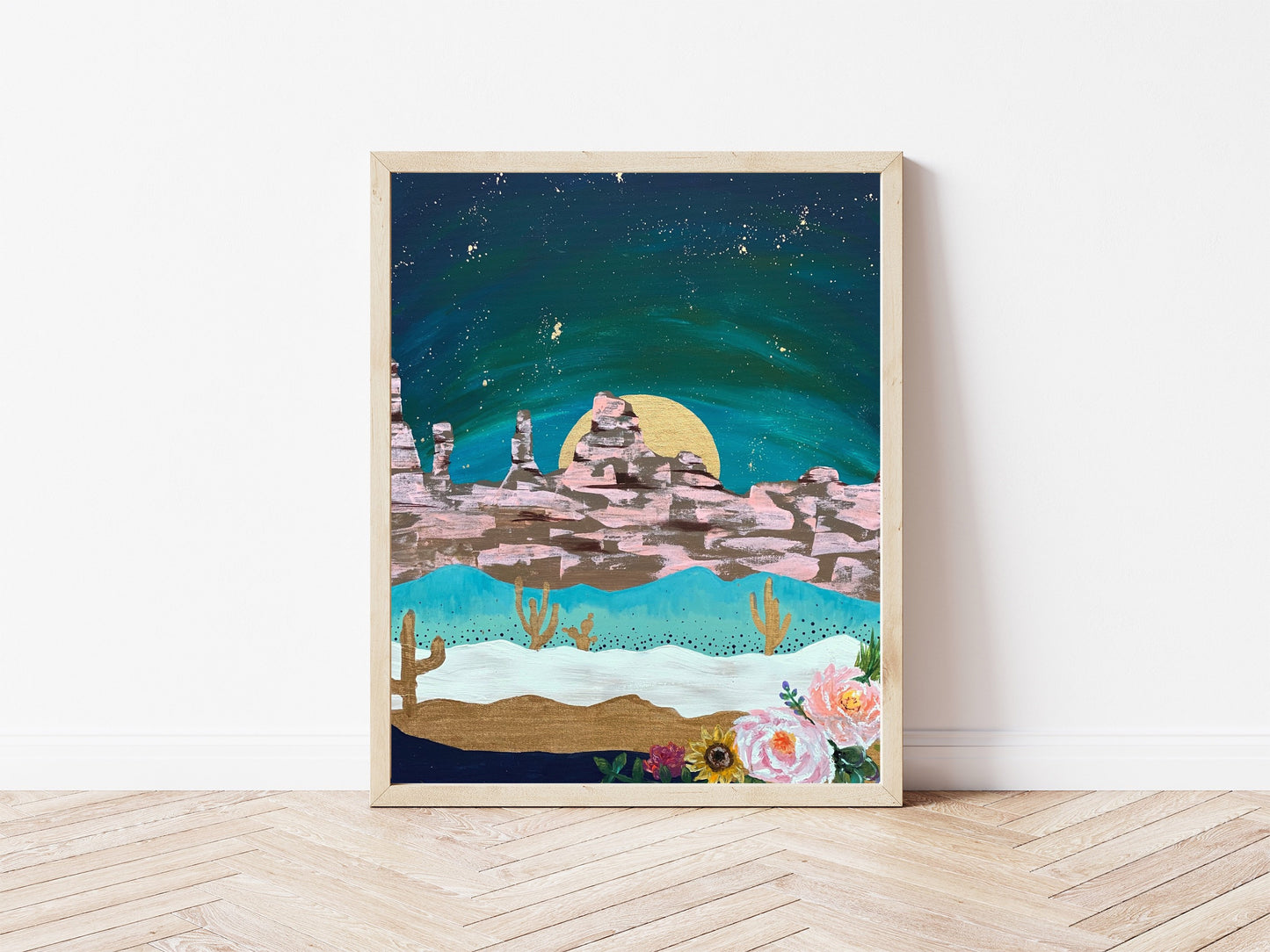 Mountain, Desert, Ocean Boho Art Prints