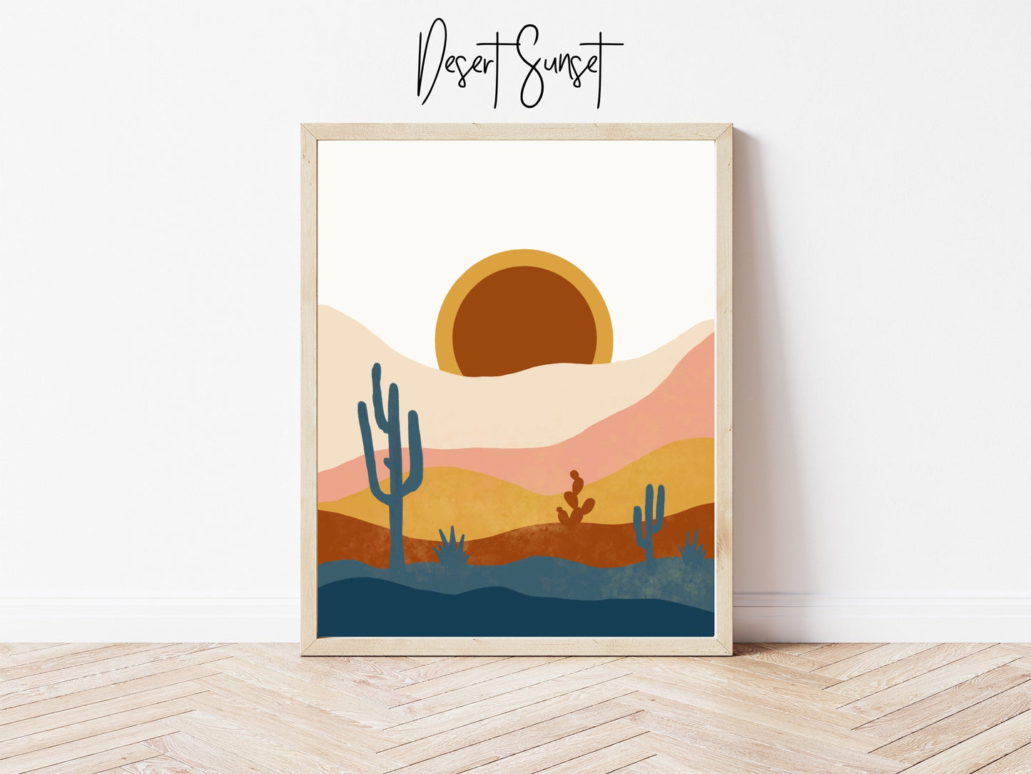 Boho Desert Moon Prints
