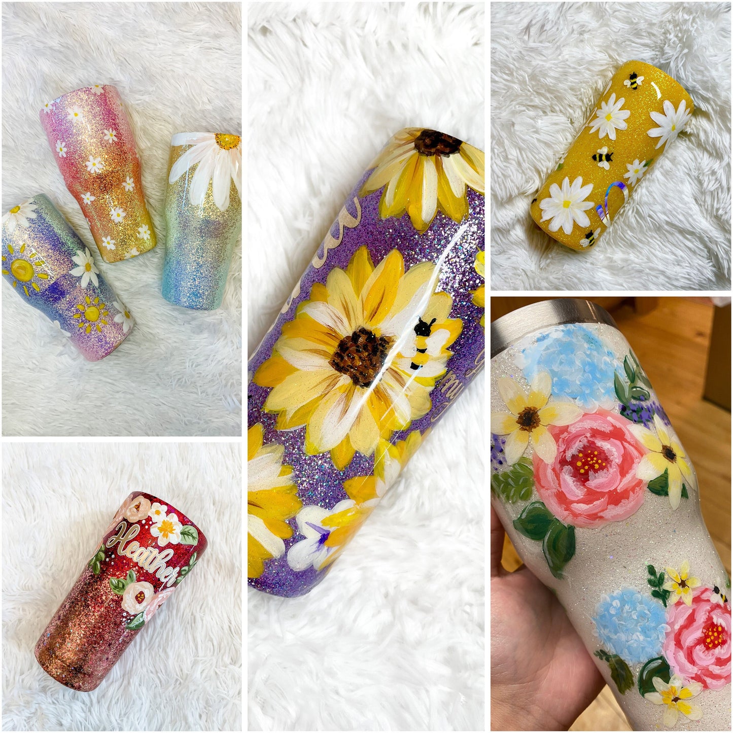 Custom Hand Painted Tumbler
