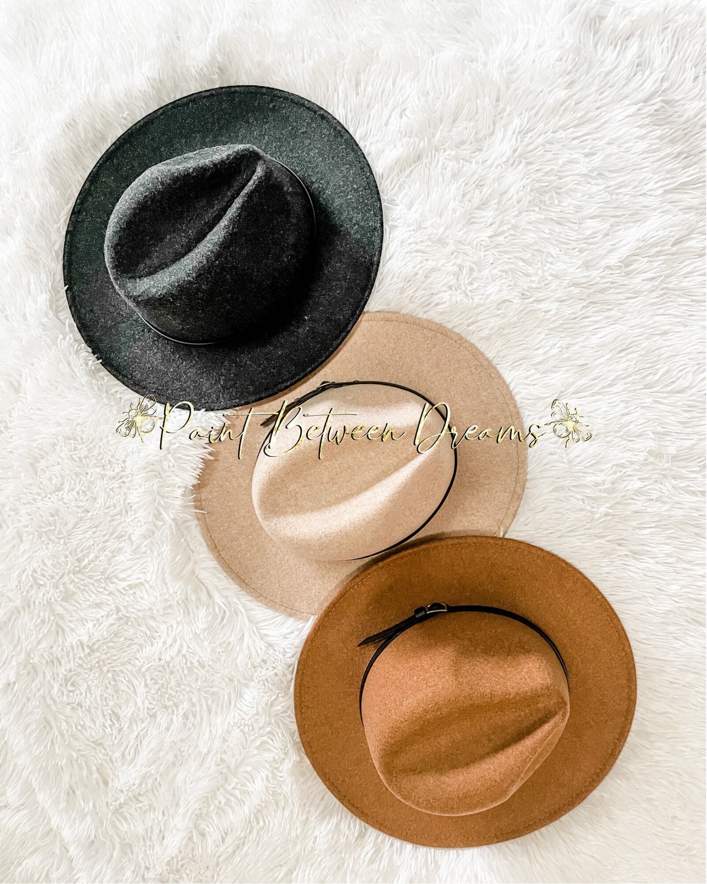 Custom Painted Boho Fedora Hat