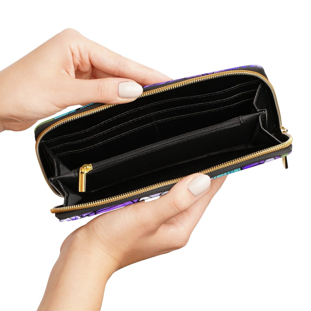 Amethyst Zipper Wallet