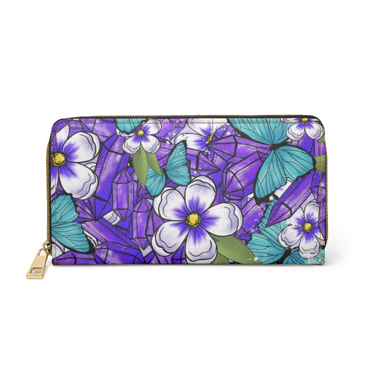Amethyst Zipper Wallet