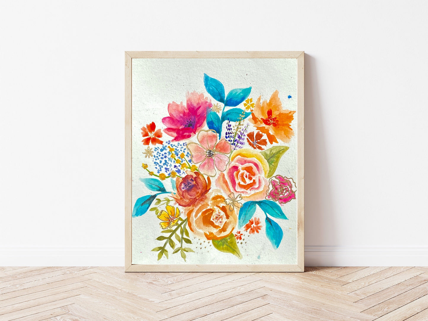 Floral Watercolor Art Print