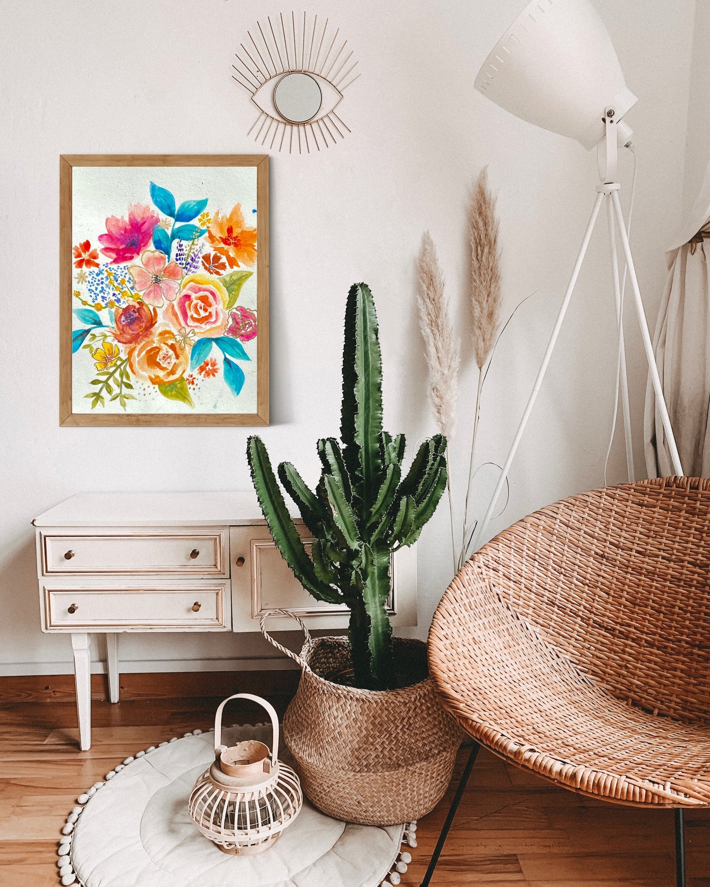 Floral Watercolor Art Print