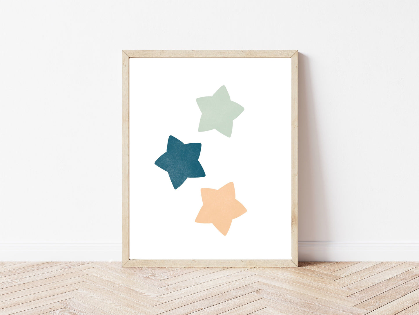 Boho Nursery Prints Dusty Blue