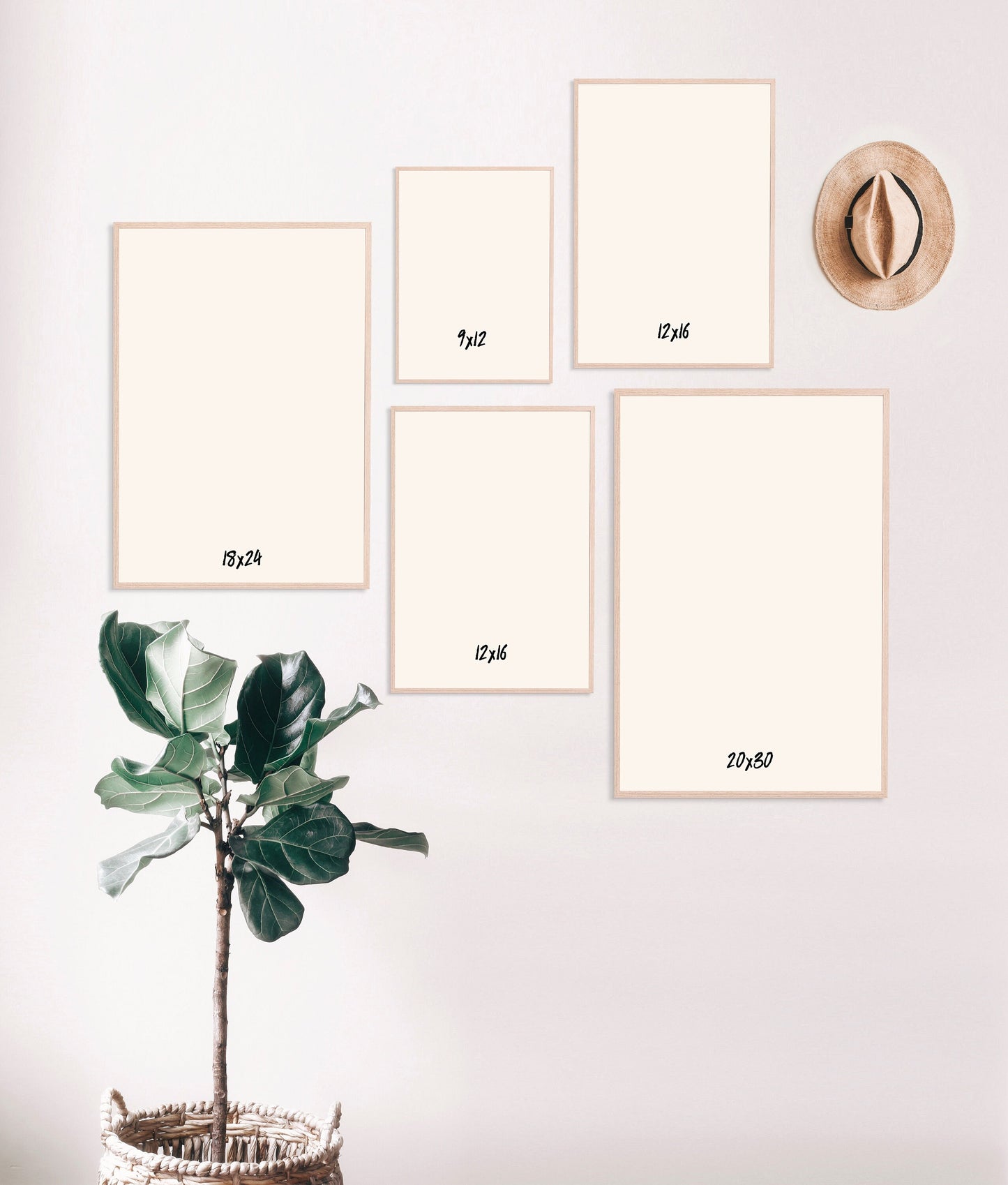 Boho Nursery Prints Dusty Blue
