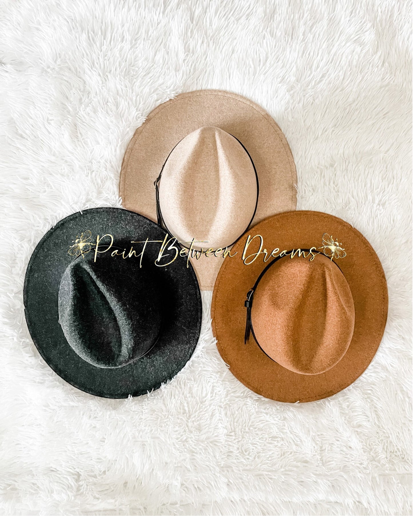 Custom Painted Boho Fedora Hat