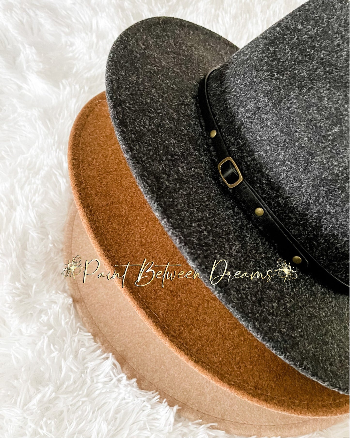 Custom Painted Boho Fedora Hat