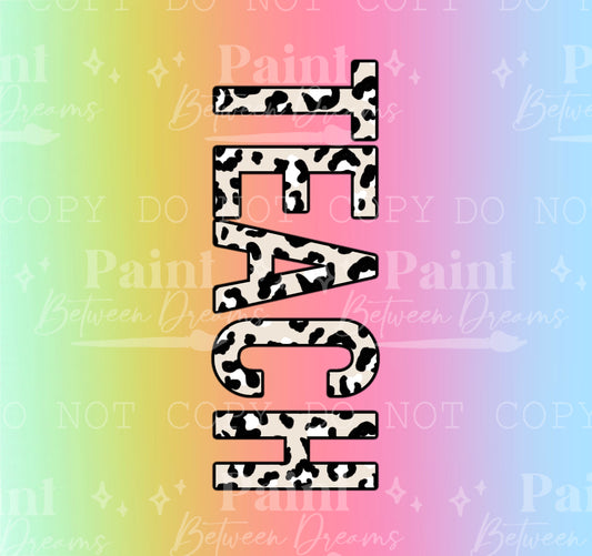 Rainbow Leopard Teach Wrap